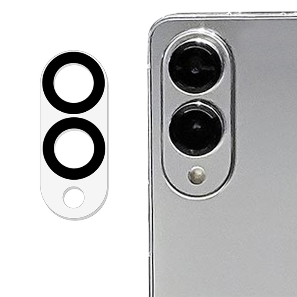 Sklo šošovky fotoaparátu na Samsung Galaxy S25 Edge - čierne krúžky