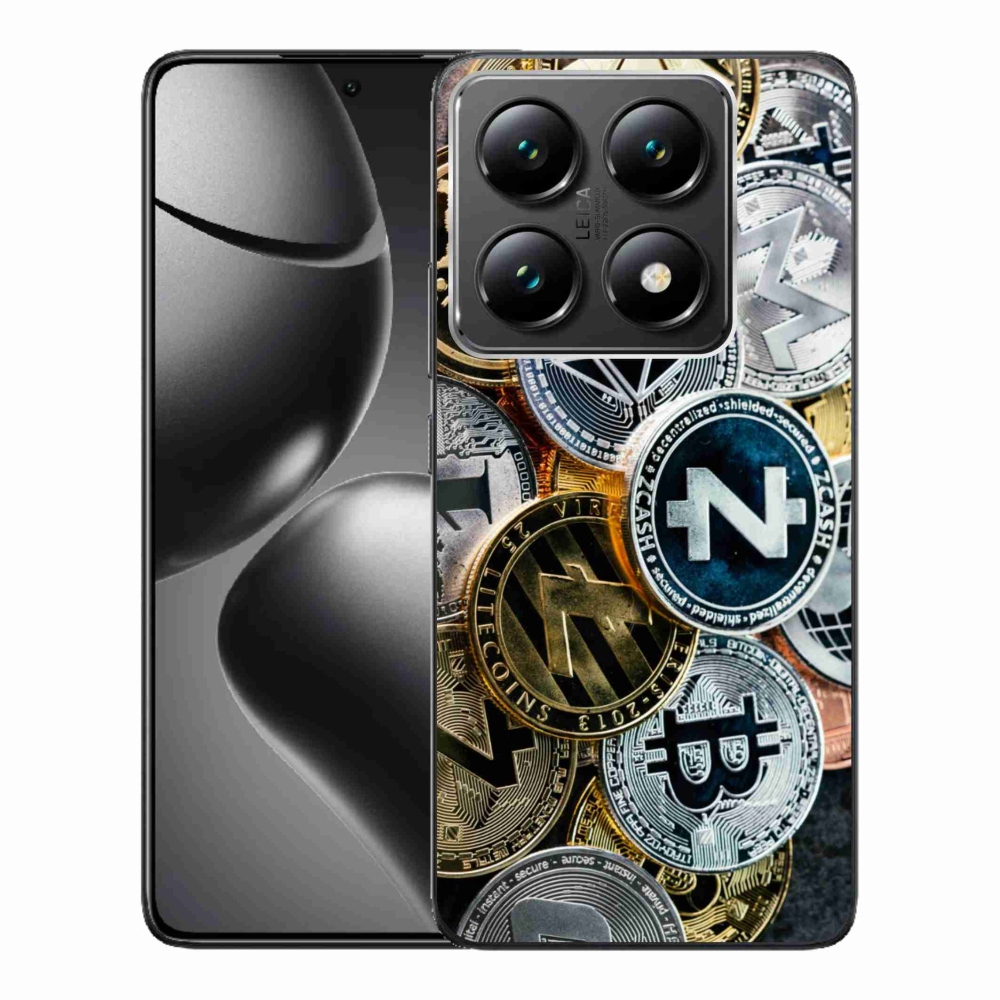 Gélový kryt mmCase na Xiaomi 14T Pro - kryptomeny