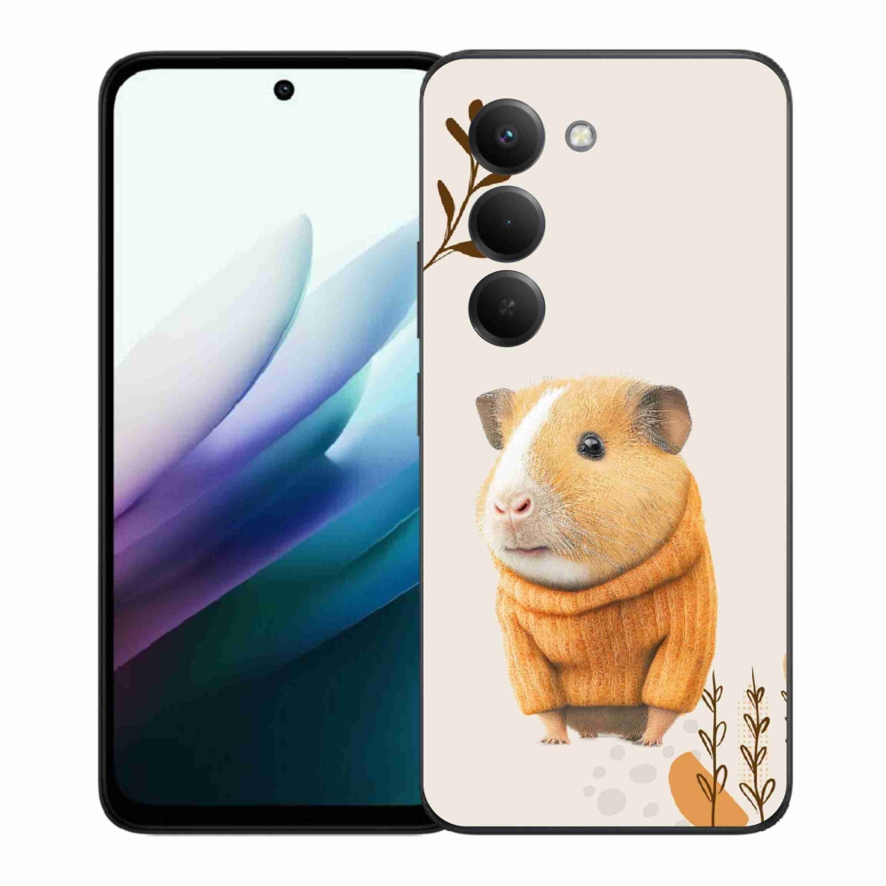 Gélový kryt mmCase na Xiaomi Redmi 15 4G/5G (171mm) - morča vo svetri