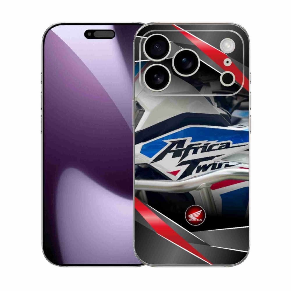Gélový kryt mmCase na iPhone 17 Pro - motorka honda