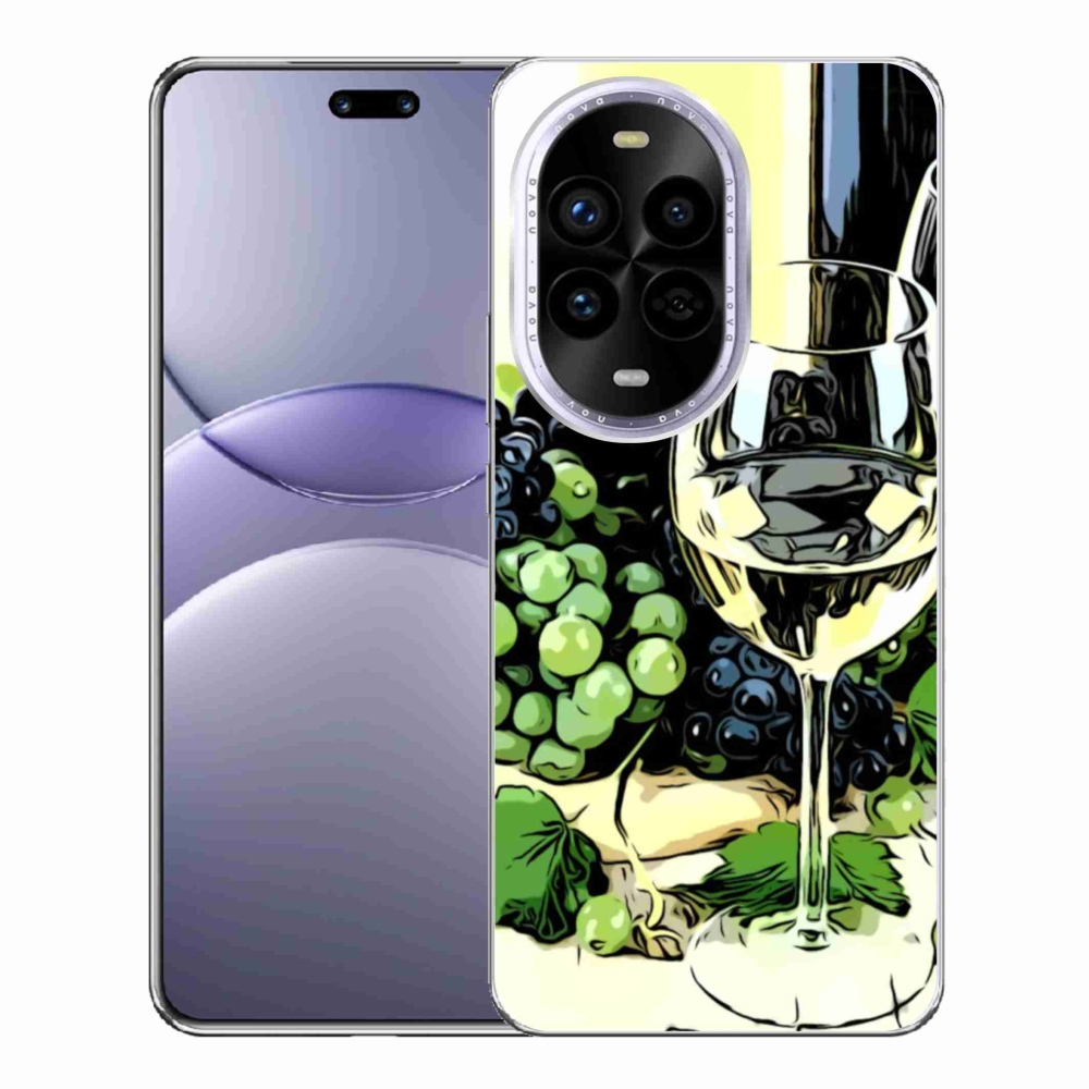 Gélový kryt mmCase na Huawei Nova 13 Pro 5G - pohár vína