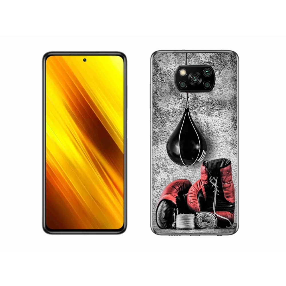 Gélový kryt mmCase na Xiaomi Poco X3 - boxovacie vrece a rukavice