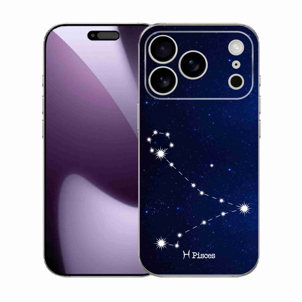 Gélový kryt mmCase na iPhone 17 Pro - súhvezdie Ryby