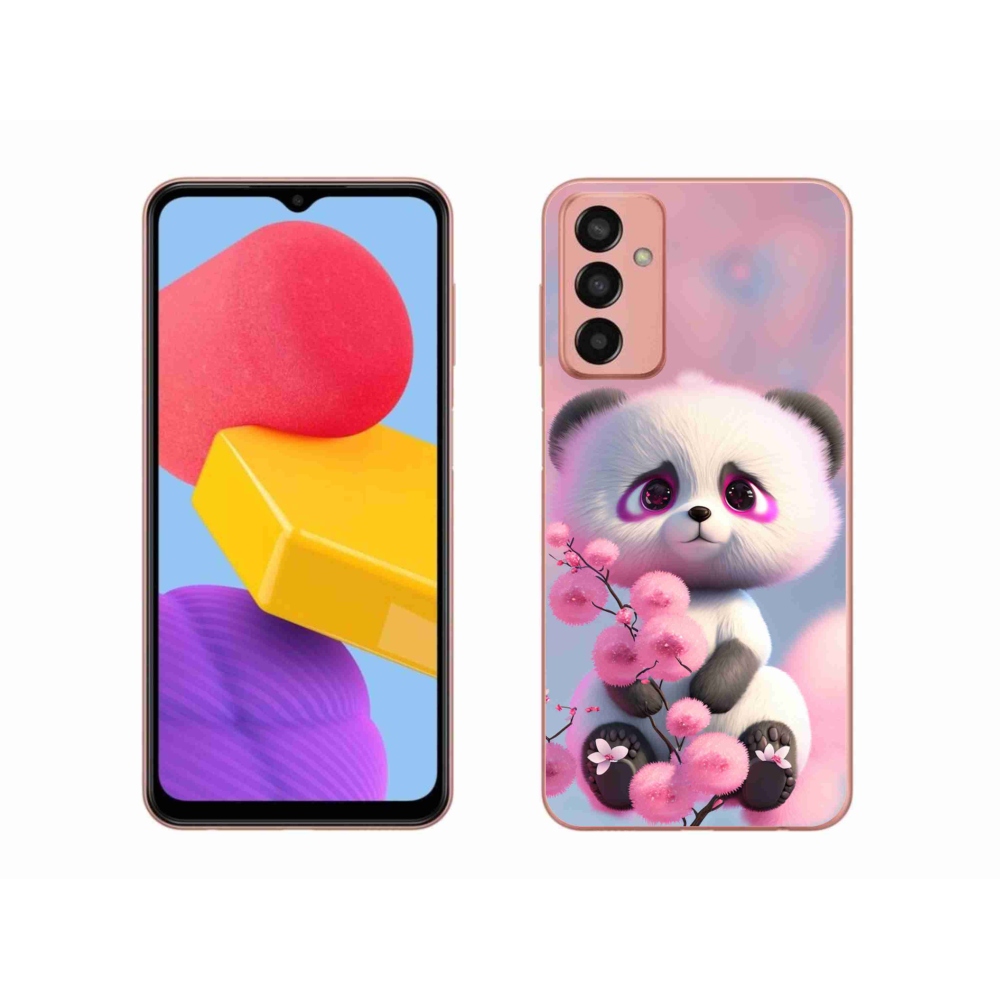 Gélový kryt mmCase na Samsung Galaxy M13 - roztomilá panda 1