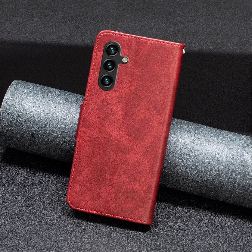 Case knižkové púzdro na Samsung Galaxy S25 FE - červené