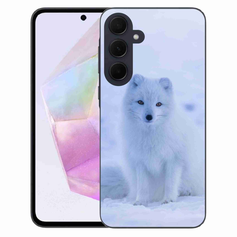 Gélový kryt mmCase na Samsung Galaxy A35 5G - polárna líška