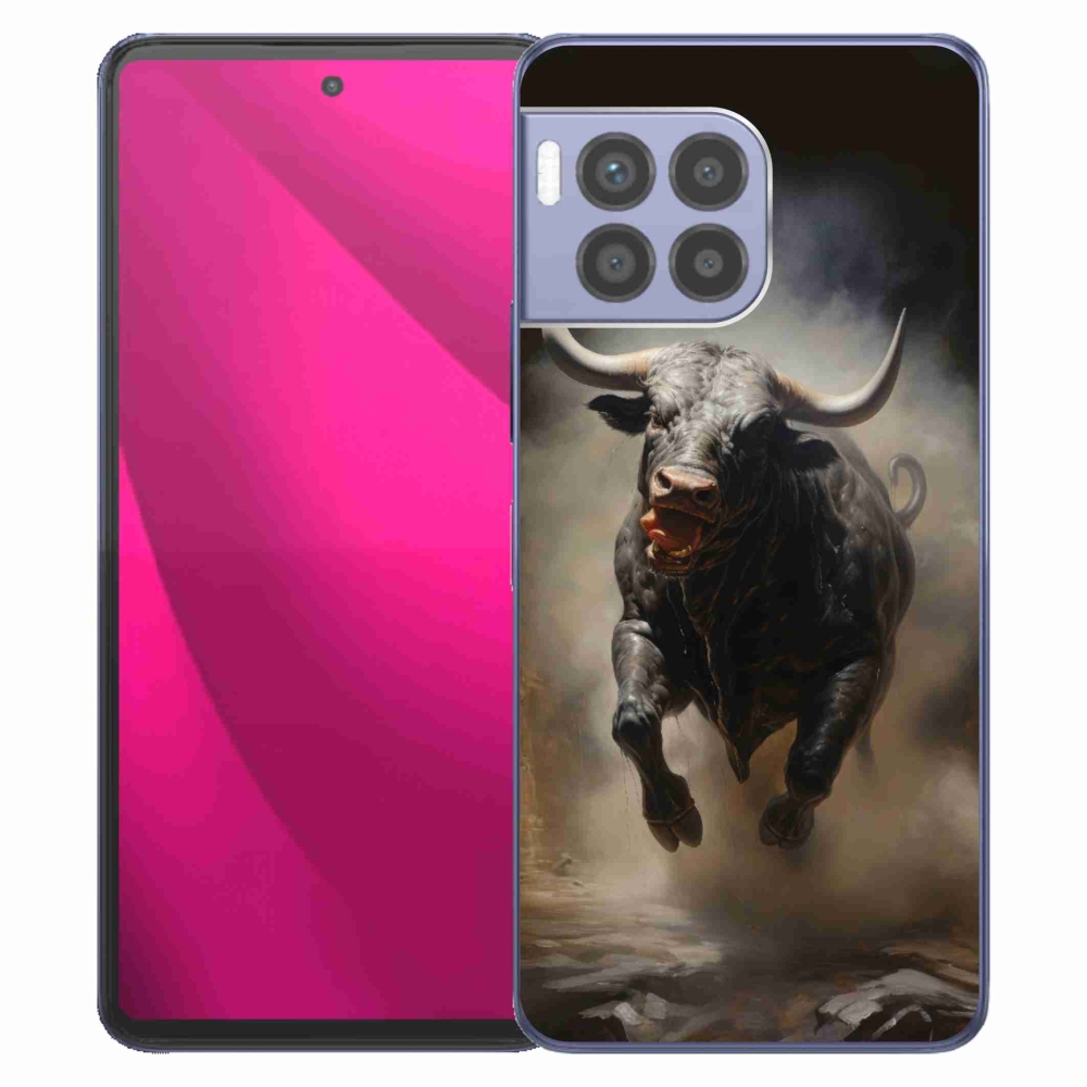 Gélový kryt mmCase na T-Mobile T Phone 2 Pro - rozzúrený býk