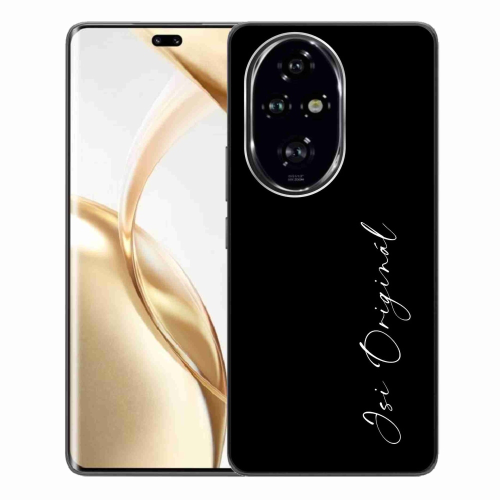 Gélový kryt mmCase na Honor 200 Pro 5G - si originál čierne pozadie