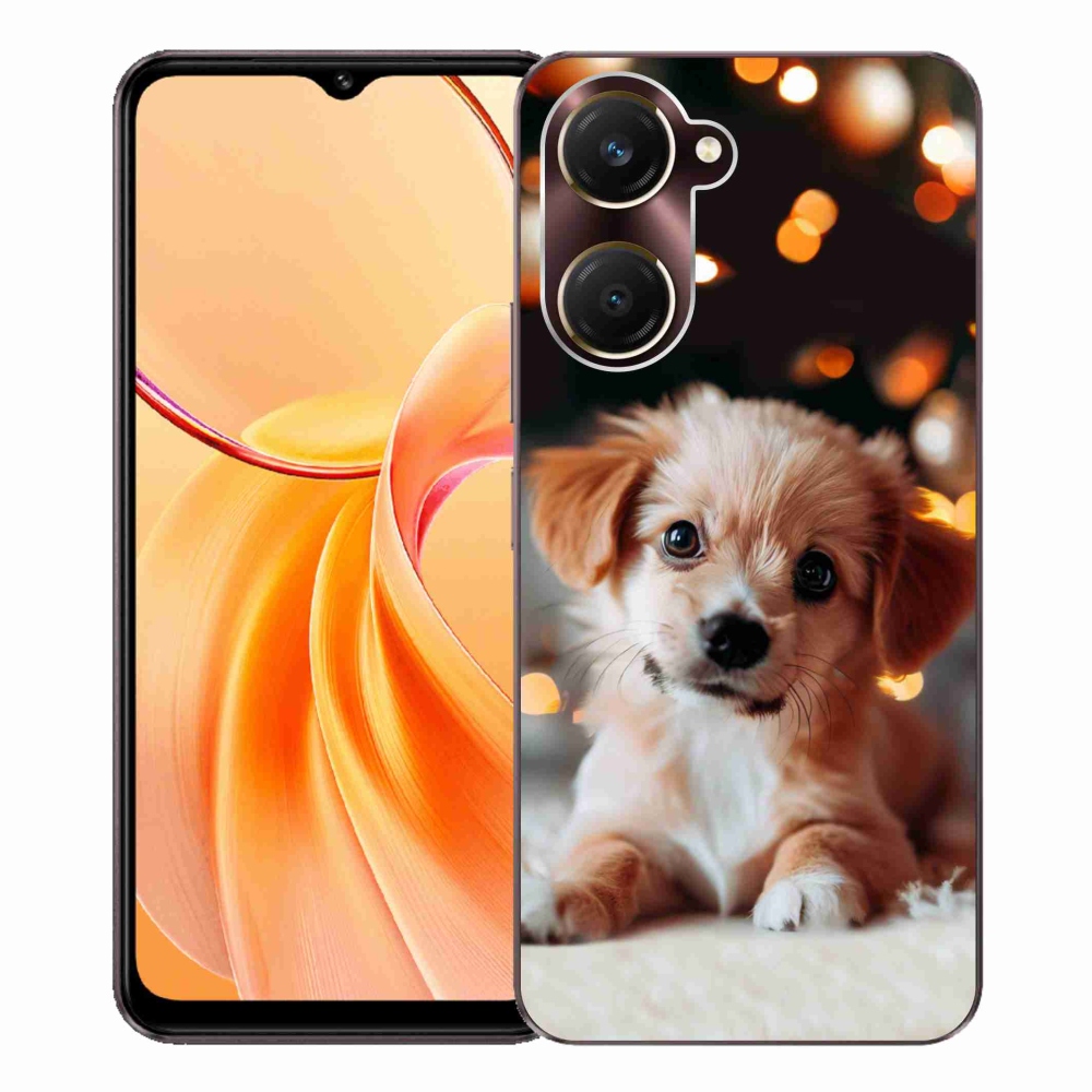 Gélový kryt mmCase na Vivo Y28s 5G - šteniatko
