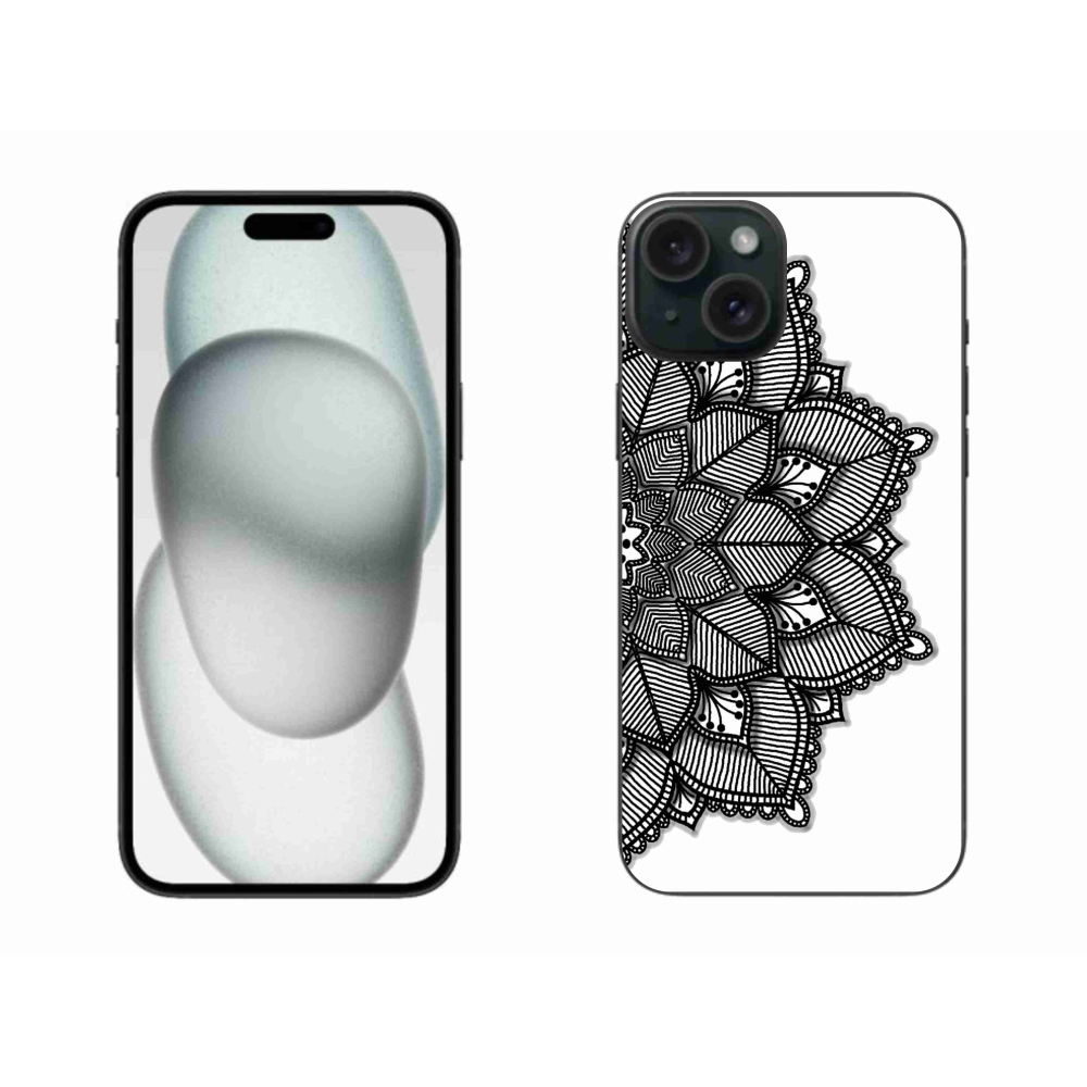 Gélový kryt mmCase na iPhone 15 Plus - mandala