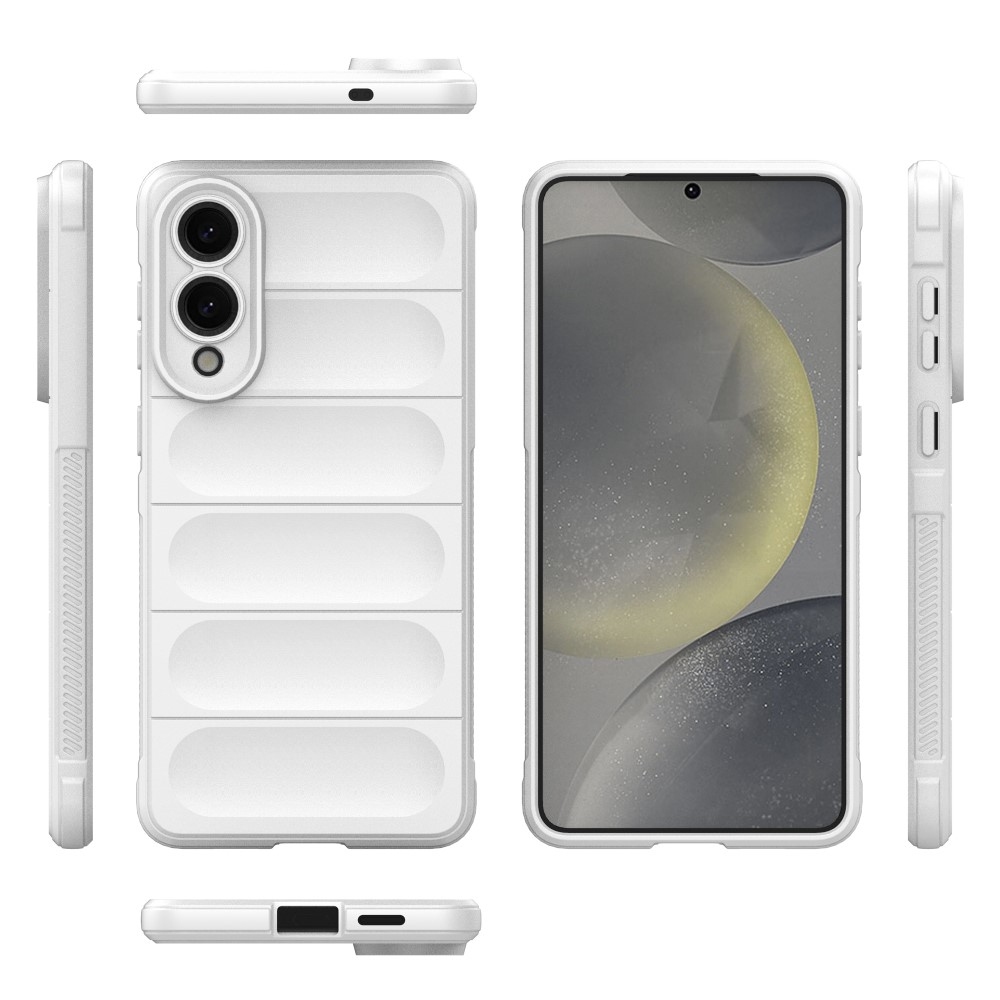 Rugg odolný gélový obal na Samsung Galaxy S25 Edge - biely
