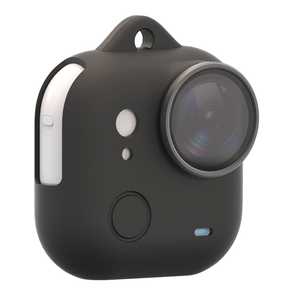 Silikonový ochranný obal s krytkou objektívu pre Insta360 GO Ultra – čierny