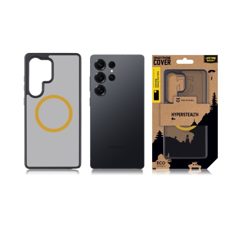 Tactical MagForce Hyperstealth 2.0 Kryt pre Samsung Galaxy S25 Ultra Black/Yellow