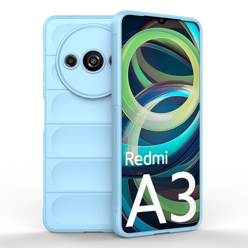 Rugg odolný gélový obal na Xiaomi Redmi A3 - svetlomodrý