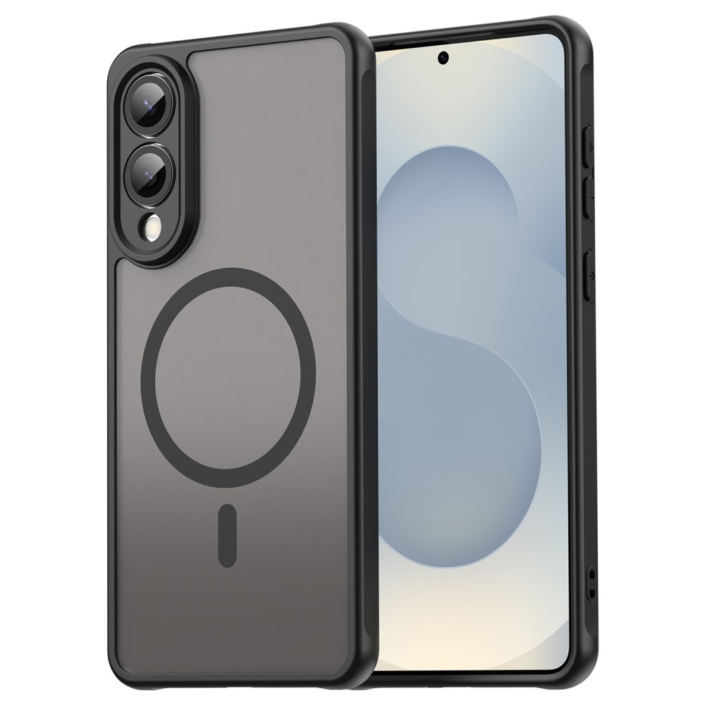 Case matný gélový obal s MagSafe na Samsung Galaxy S25 Edge - čierny