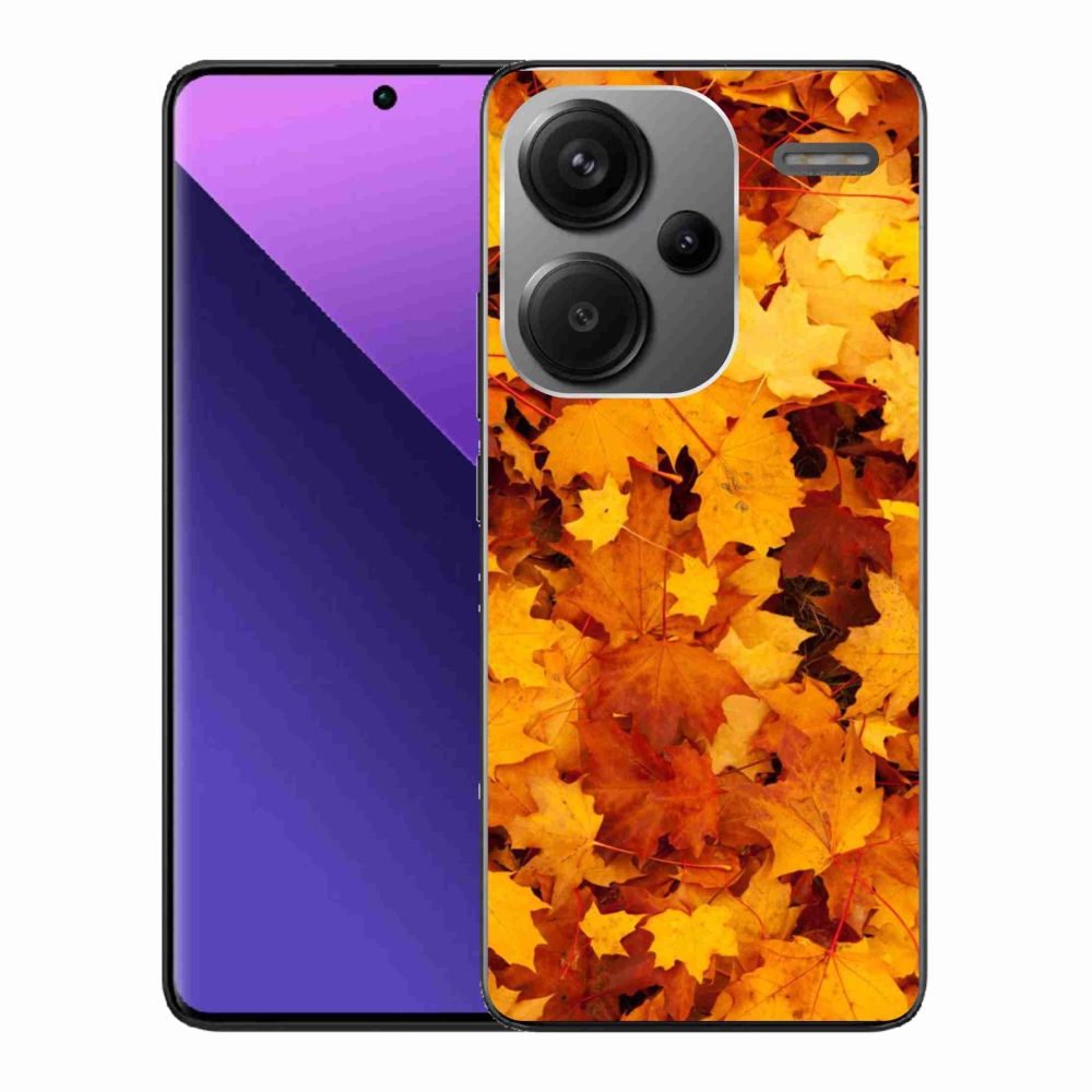 Gélový kryt mmCase na Xiaomi Redmi Note 13 Pro+ 5G - javorové listy