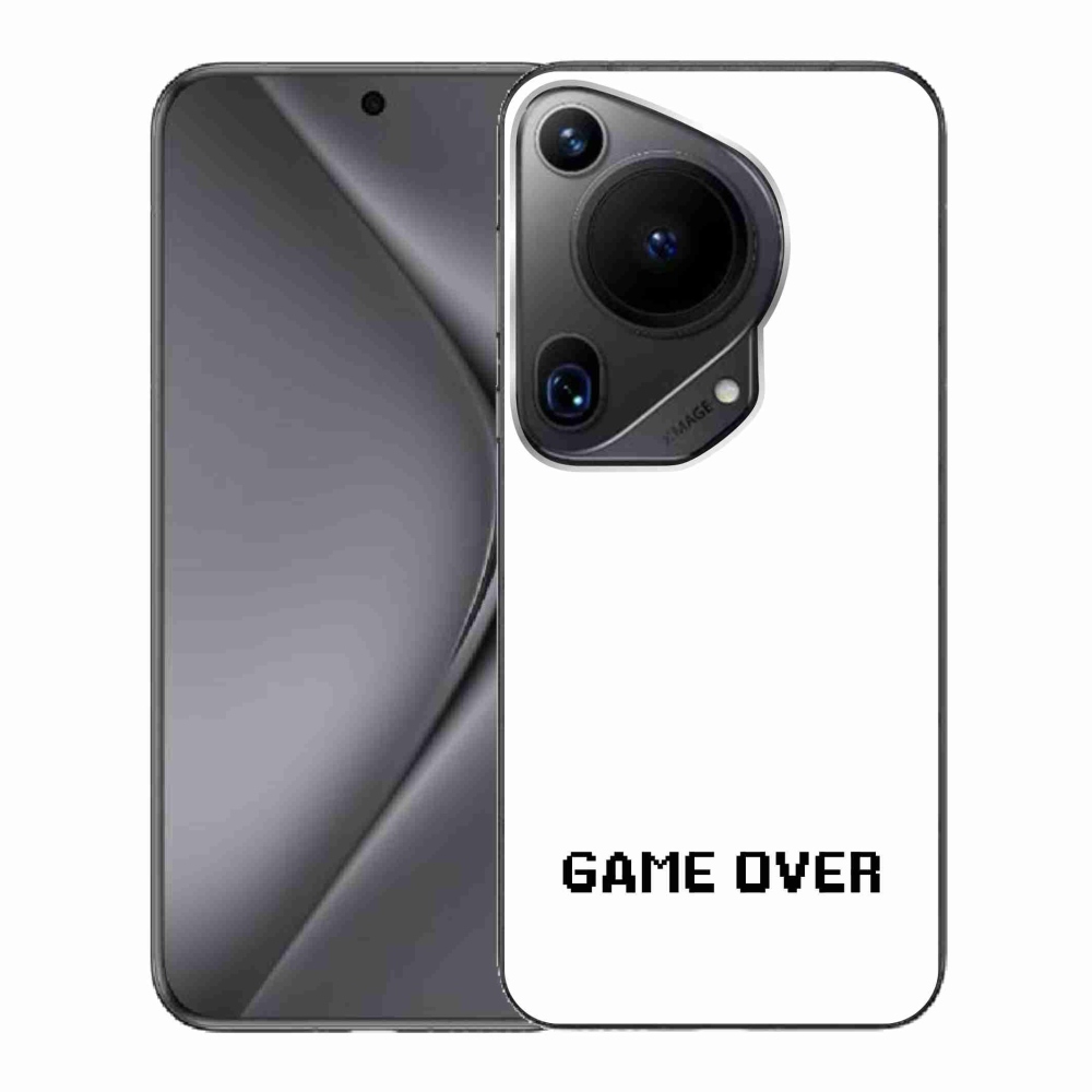 Gélový kryt mmCase na Huawei Pura 70 Ultra - game over biele pozadie