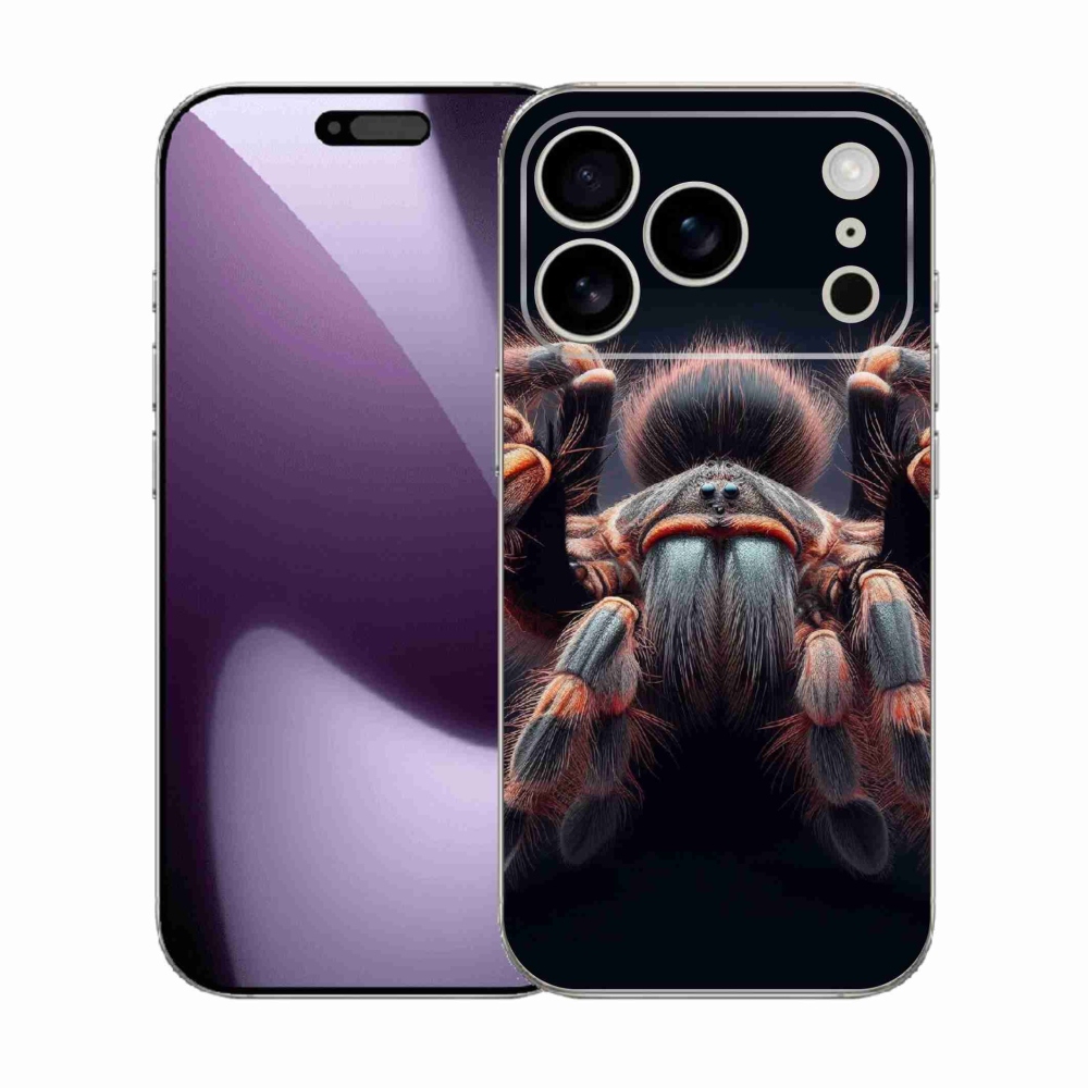 Gélový kryt mmCase na iPhone 17 Pro - tarantula
