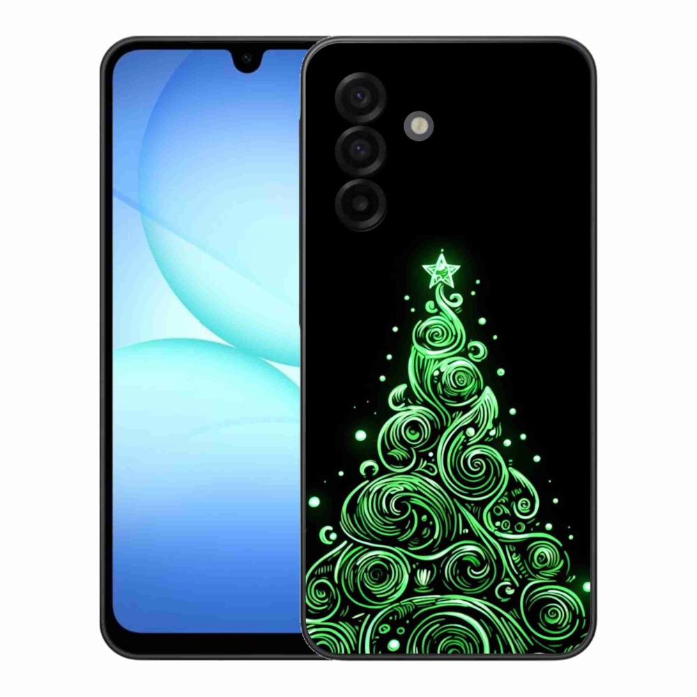 Gélový kryt mmCase na Samsung Galaxy A17 5G - neónový vianočný stromček 3