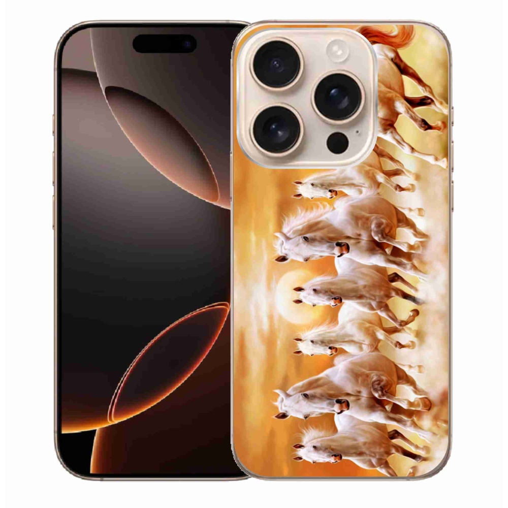 Gélový obal mmCase na iPhone 16 Pro Max - kone 2