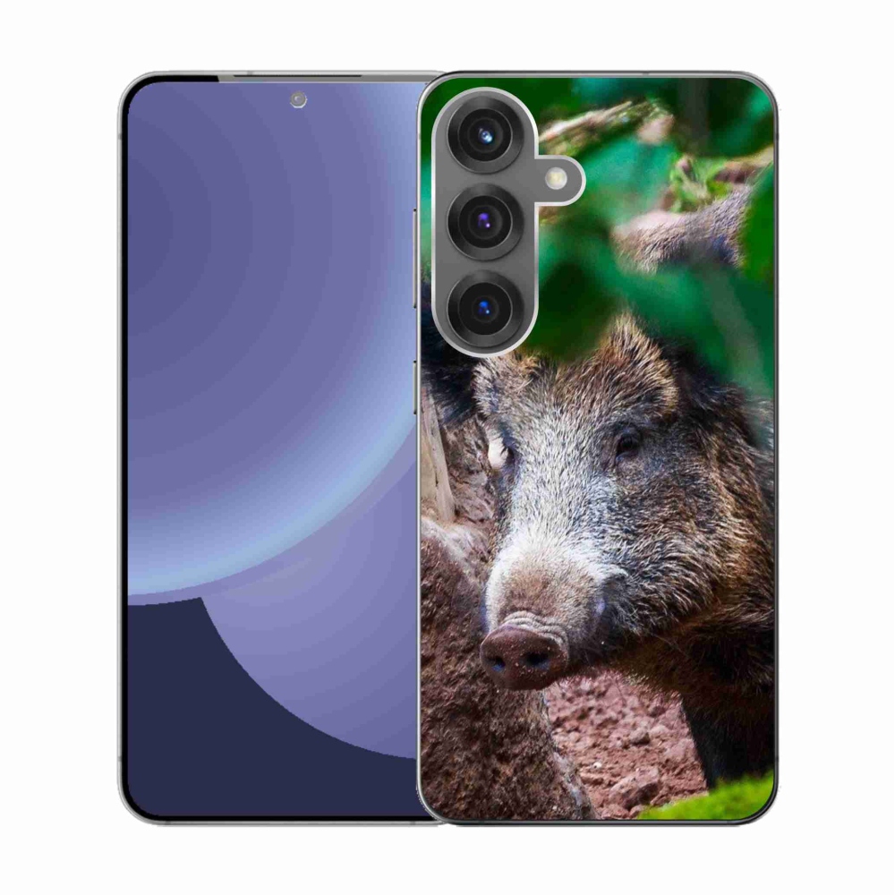 Gélový kryt mmCase na Samsung Galaxy S25 - divoké prasa