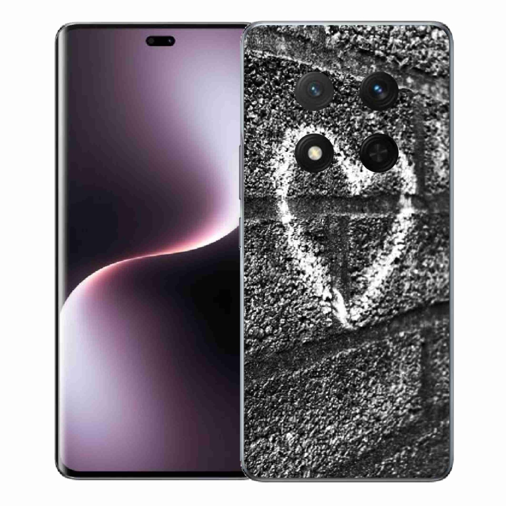 Gélový kryt mmCase na Honor Magic 7 Lite 5G - srdce na stene