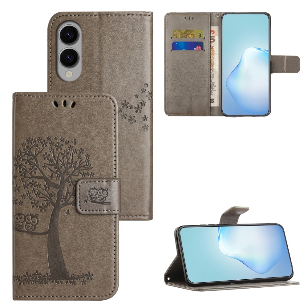 Tree knižkové púzdro na Samsung Galaxy S25 Edge - šedé