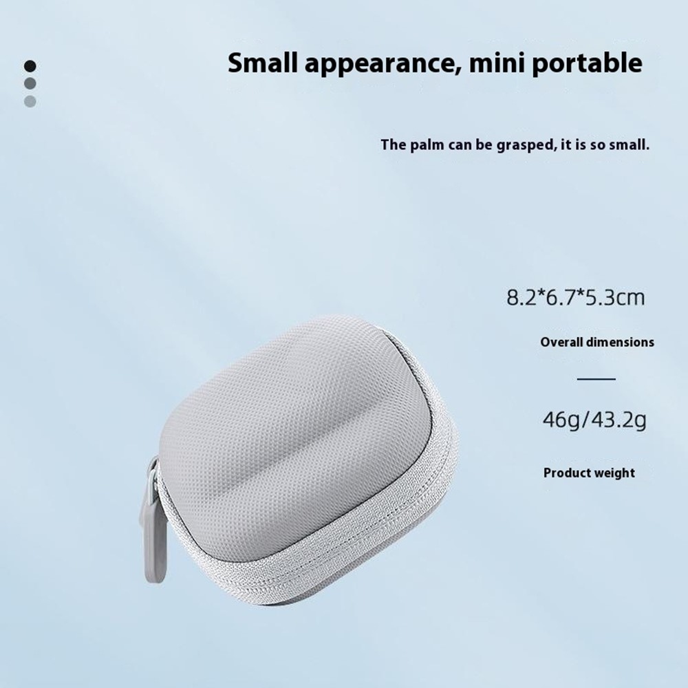 BRDRC ochranné puzdro s karabínou pre Insta360 GO 3S / GO 3 - šedé