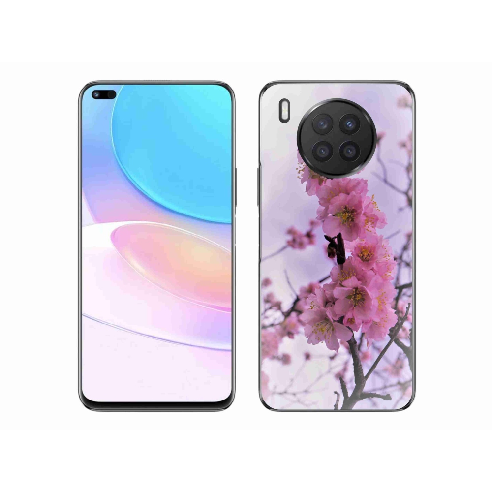 Gélový kryt mmCase na Huawei Nova 8i - kvety 7