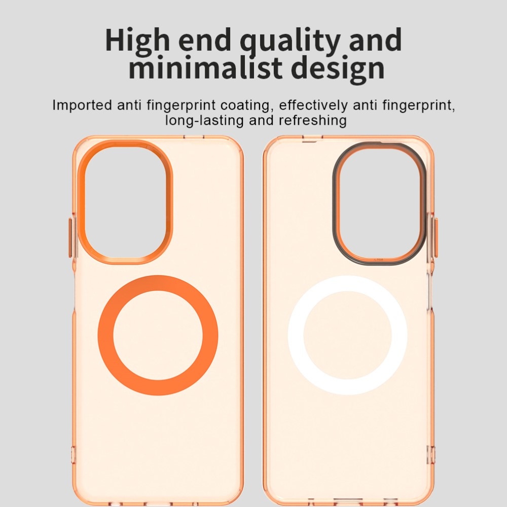 Candy gélový obal s MagSafe na Xiaomi Redmi A5 (171.7x77.8x8.3mm) - oranžový