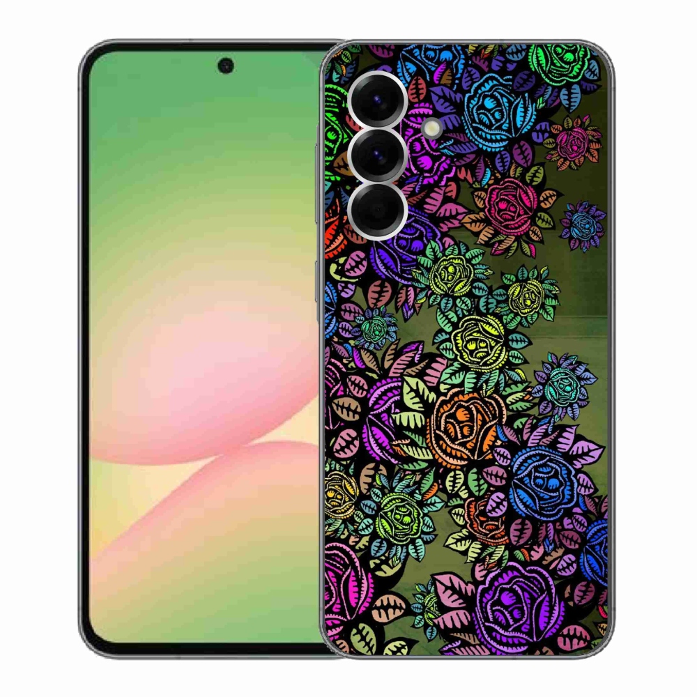 Gélový kryt mmCase na Samsung Galaxy A56 5G - kvety 6
