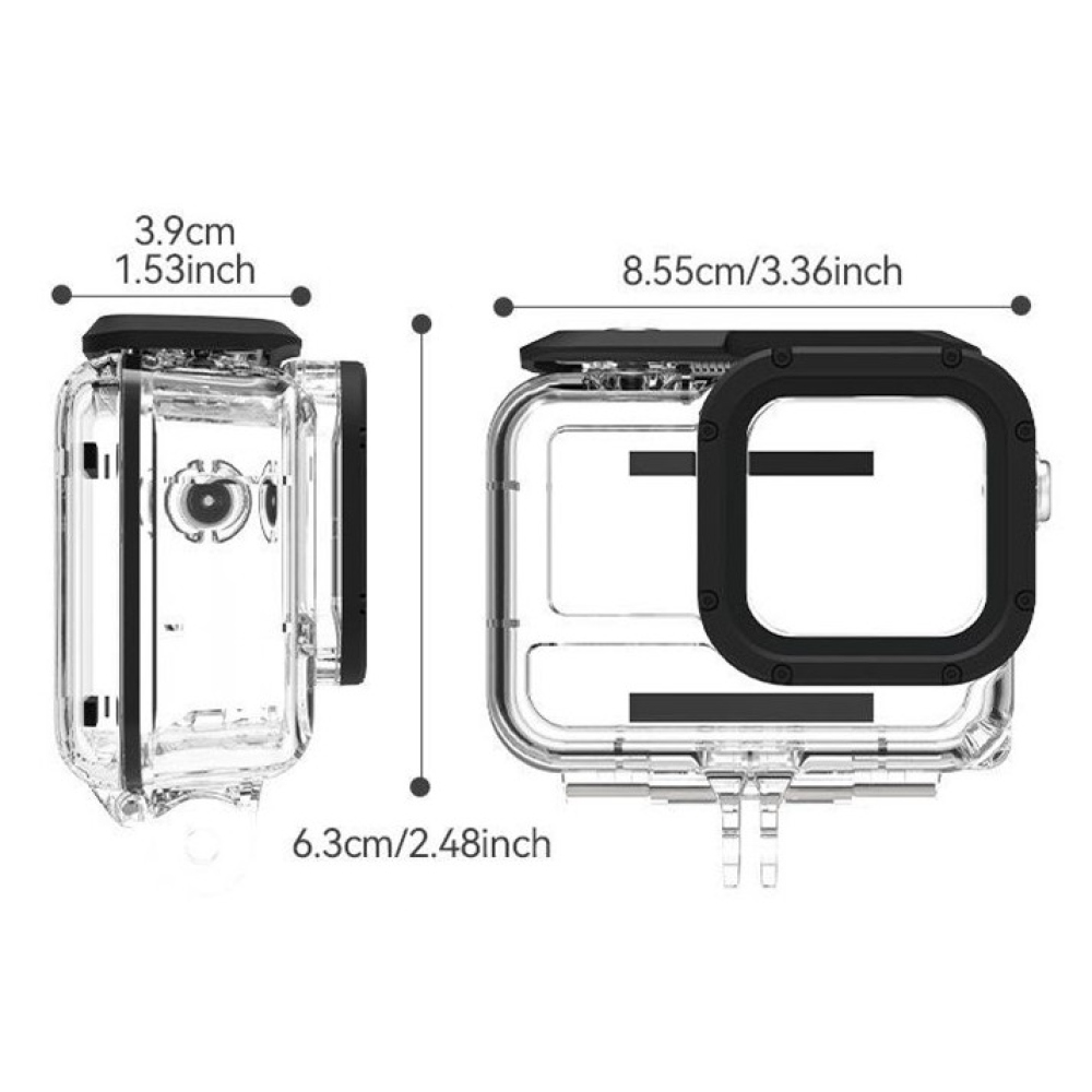 TELESIN vodotesné puzdro do 45 m pre Insta360 Ace Pro 2
