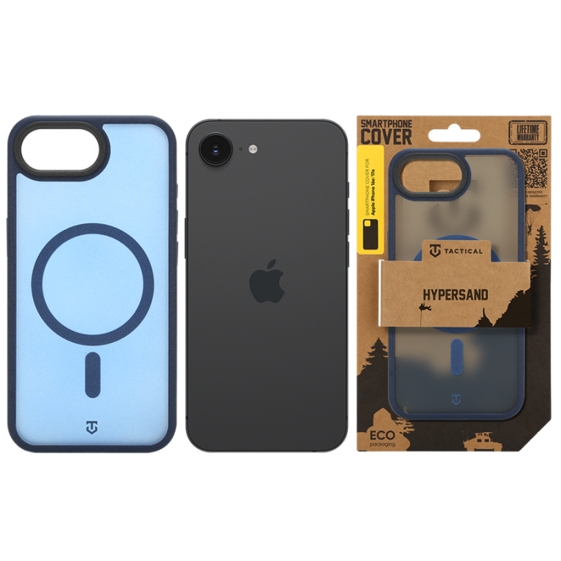 Tactical MagForce Hypersand puzdro pre Apple iPhone 16e/17e Deep Blue