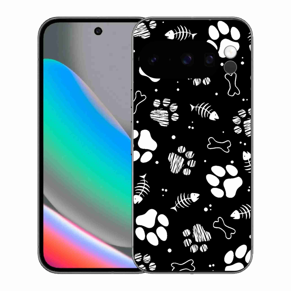 Gélový kryt mmCase na Google Pixel 10 Pro - psie labky