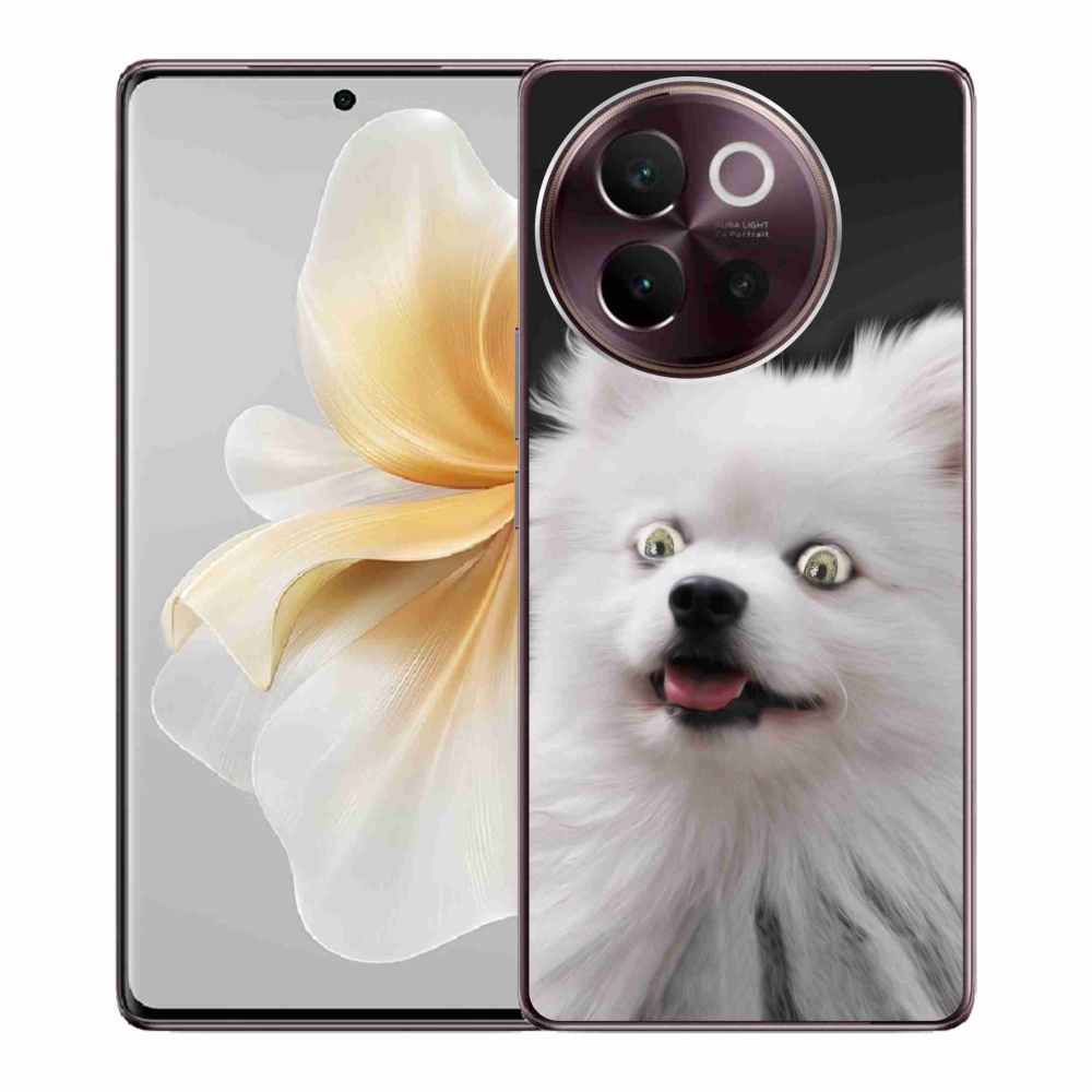 Gélový kryt mmCase na Vivo V40 Lite 5G - biely špic