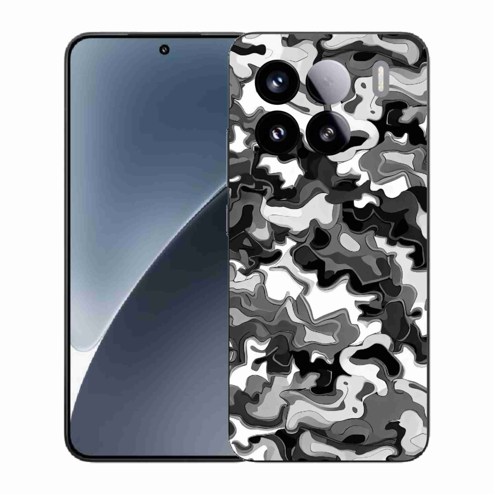 Gélový kryt mmCase na Xiaomi 15 - maskáčový vzor 3