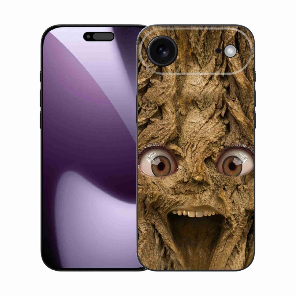 Gélový kryt mmCase na iPhone 17 Air - veselý strom s očami