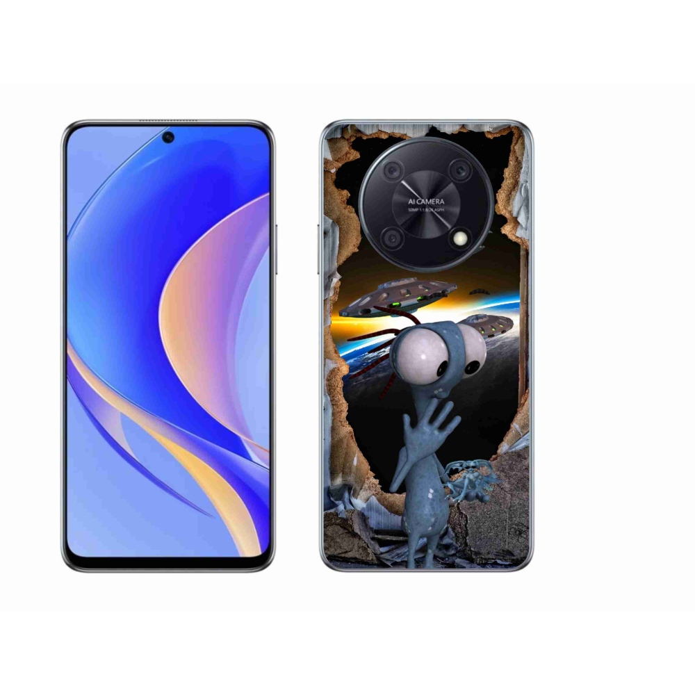 Gelový kryt mmCase na Huawei Nova Y90 - mimozemšťan