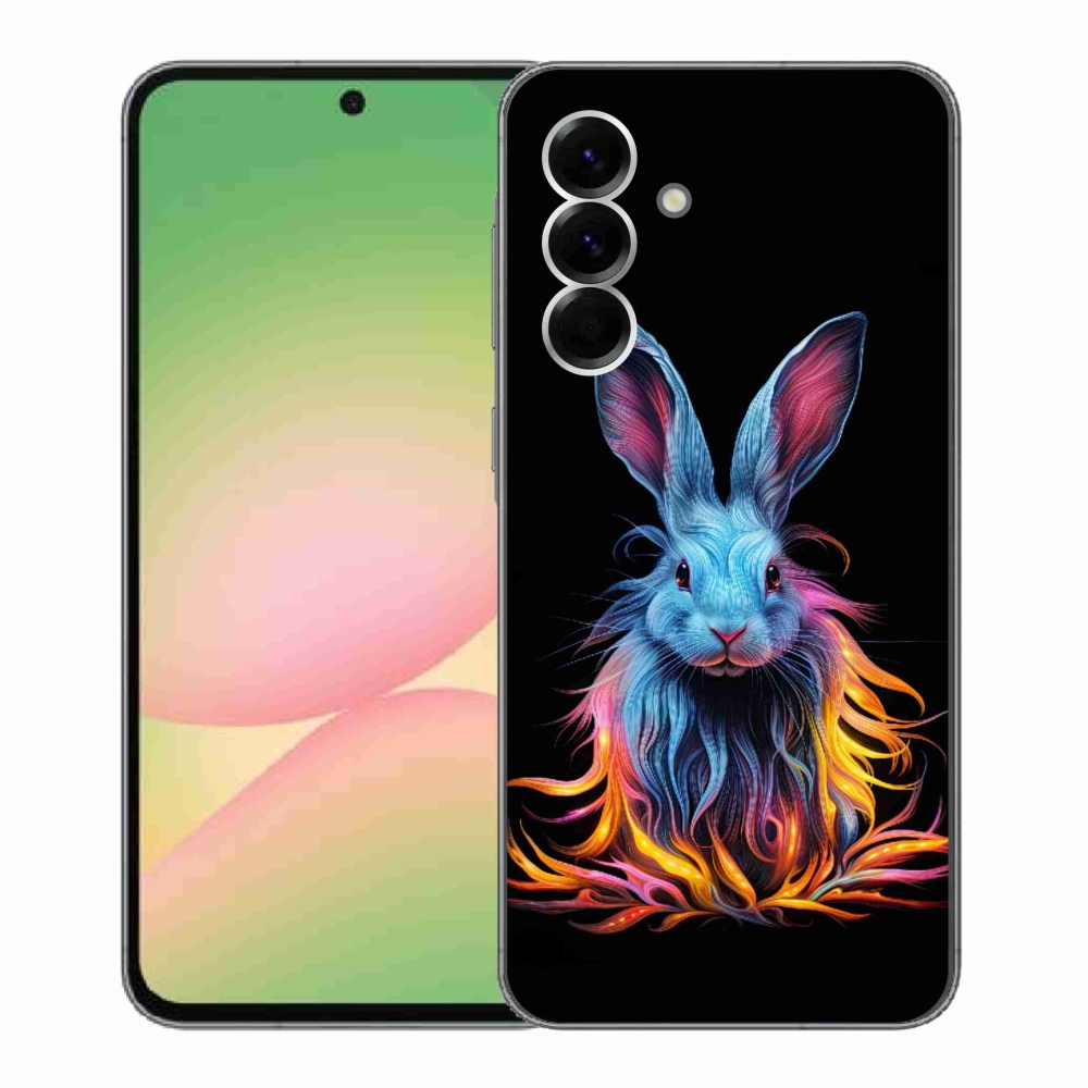 Gélový kryt mmCase na Samsung Galaxy A56 5G - abstraktný zajac