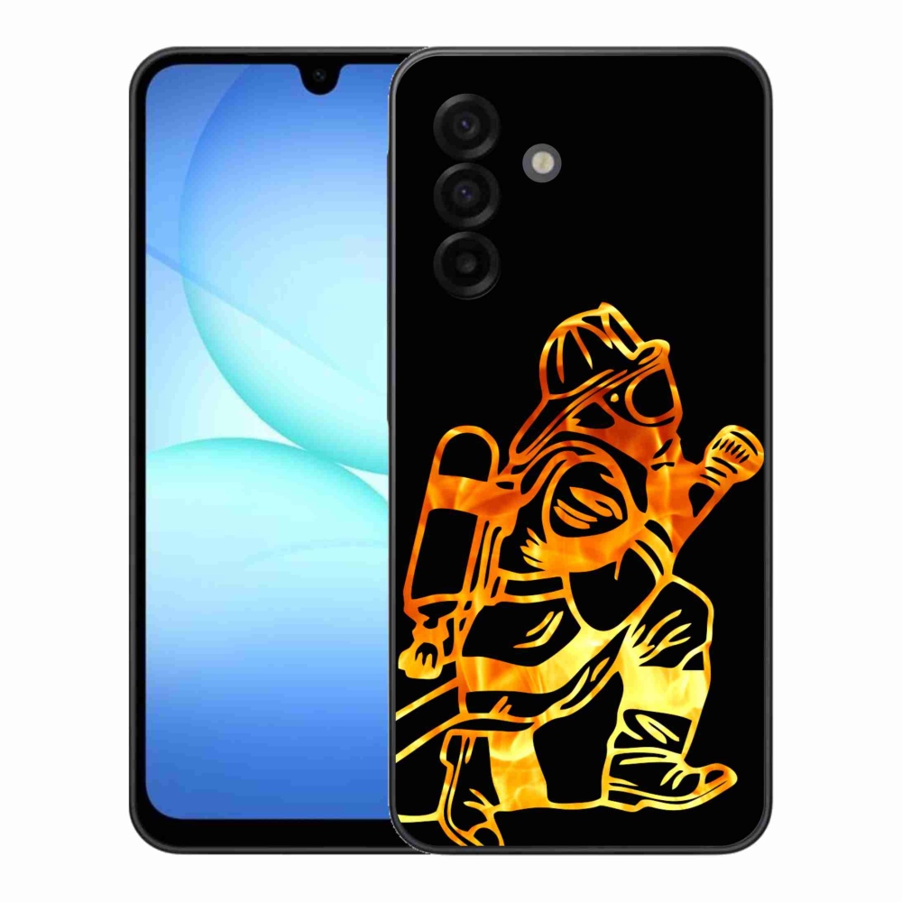 Gélový kryt mmCase na Samsung Galaxy A17 5G - hasič 1