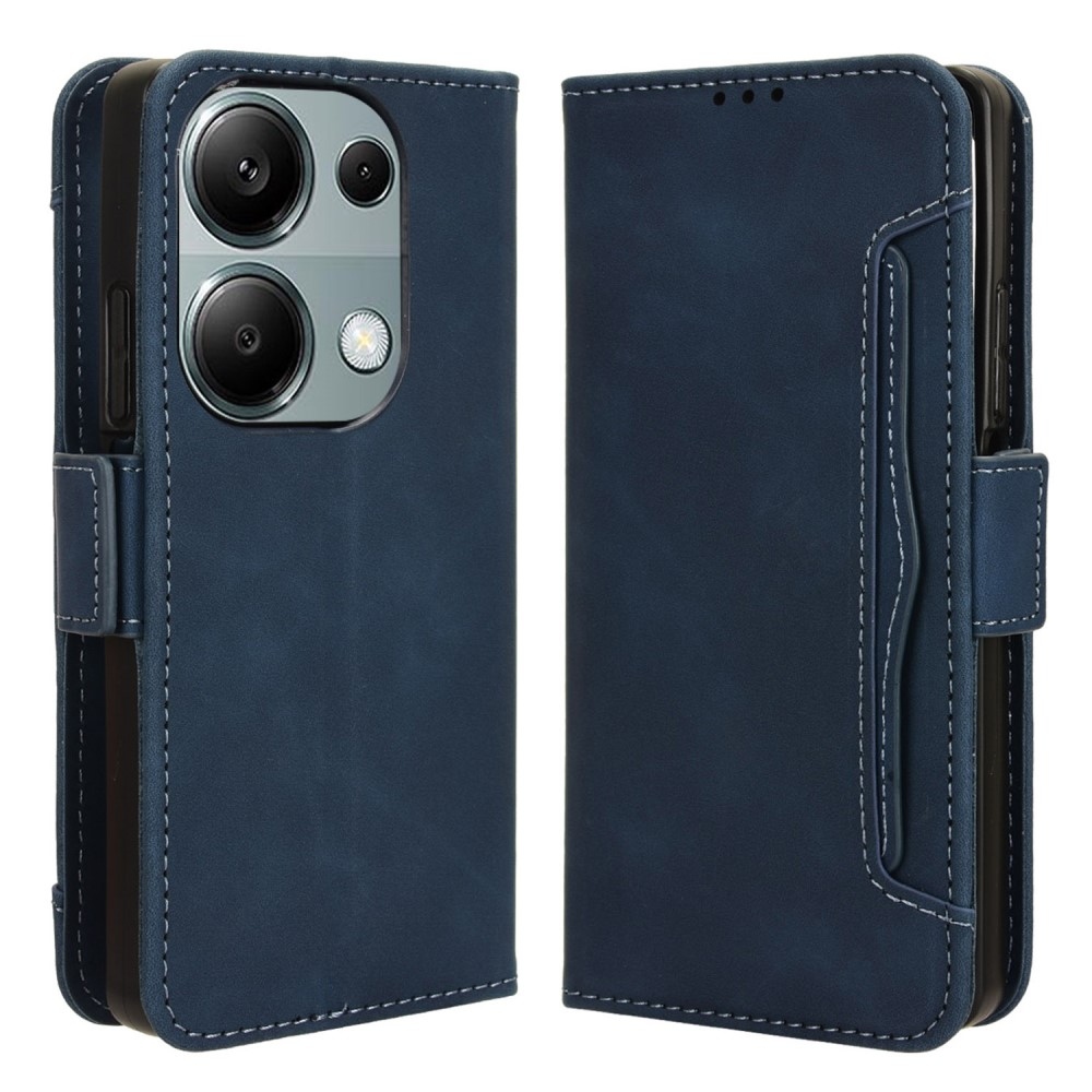 Cards knižkové púzdro na Xiaomi Redmi Note 14S/Note 13 Pro 4G/Poco M6 Pro - modré