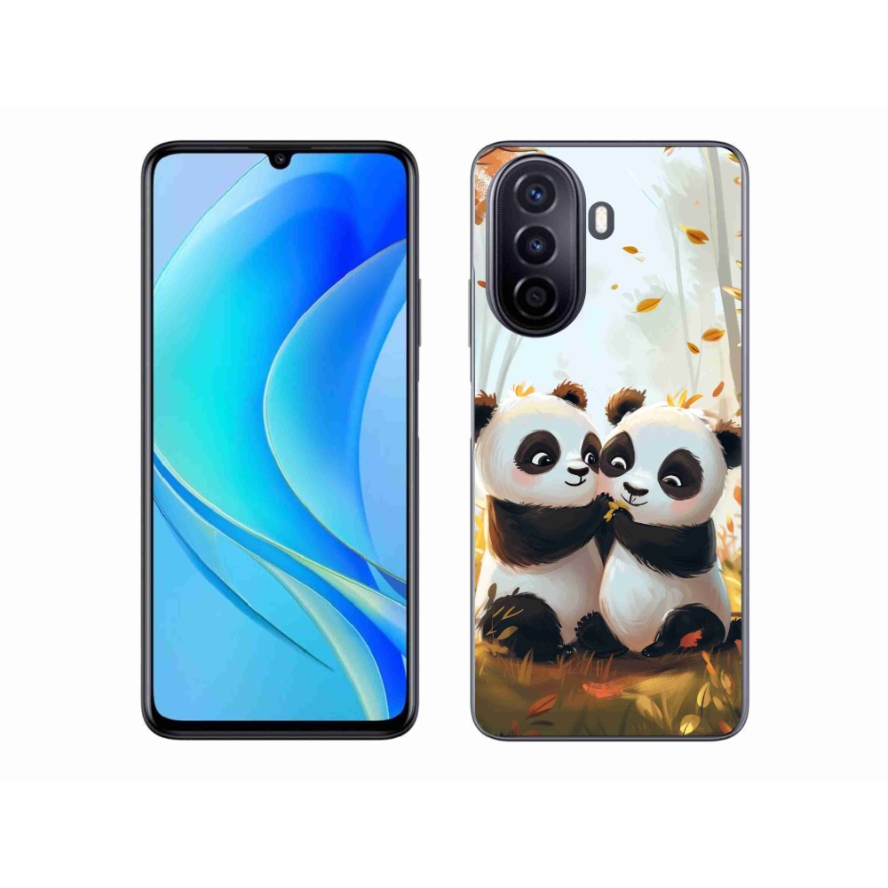 Gelový kryt mmCase na Huawei Nova Y70 - pandy