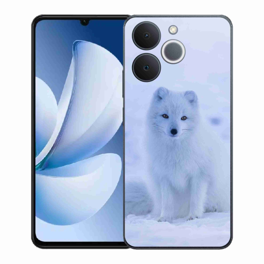 Gélový kryt mmCase na Realme Note 70T - polárna líška