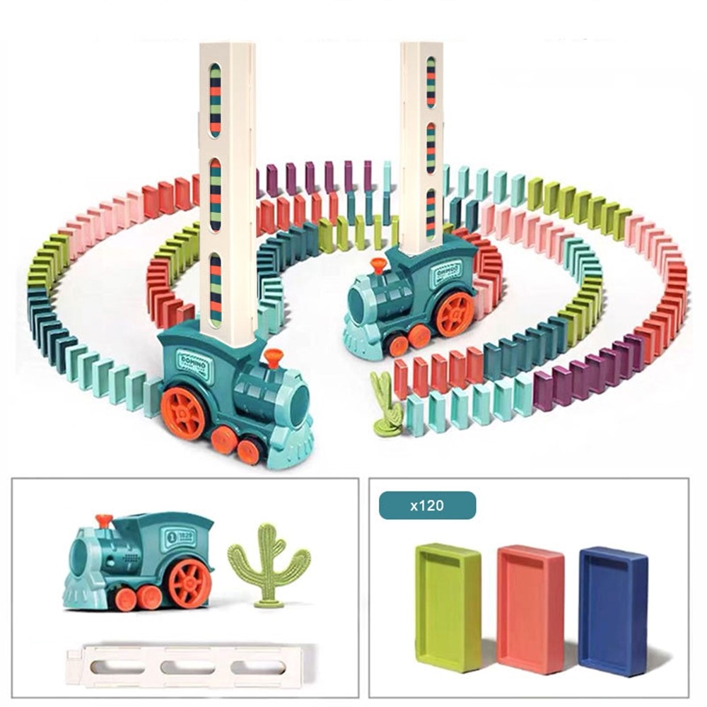 Elektrická domino mašinka s automatickým pokladaním kociek – 120 ks