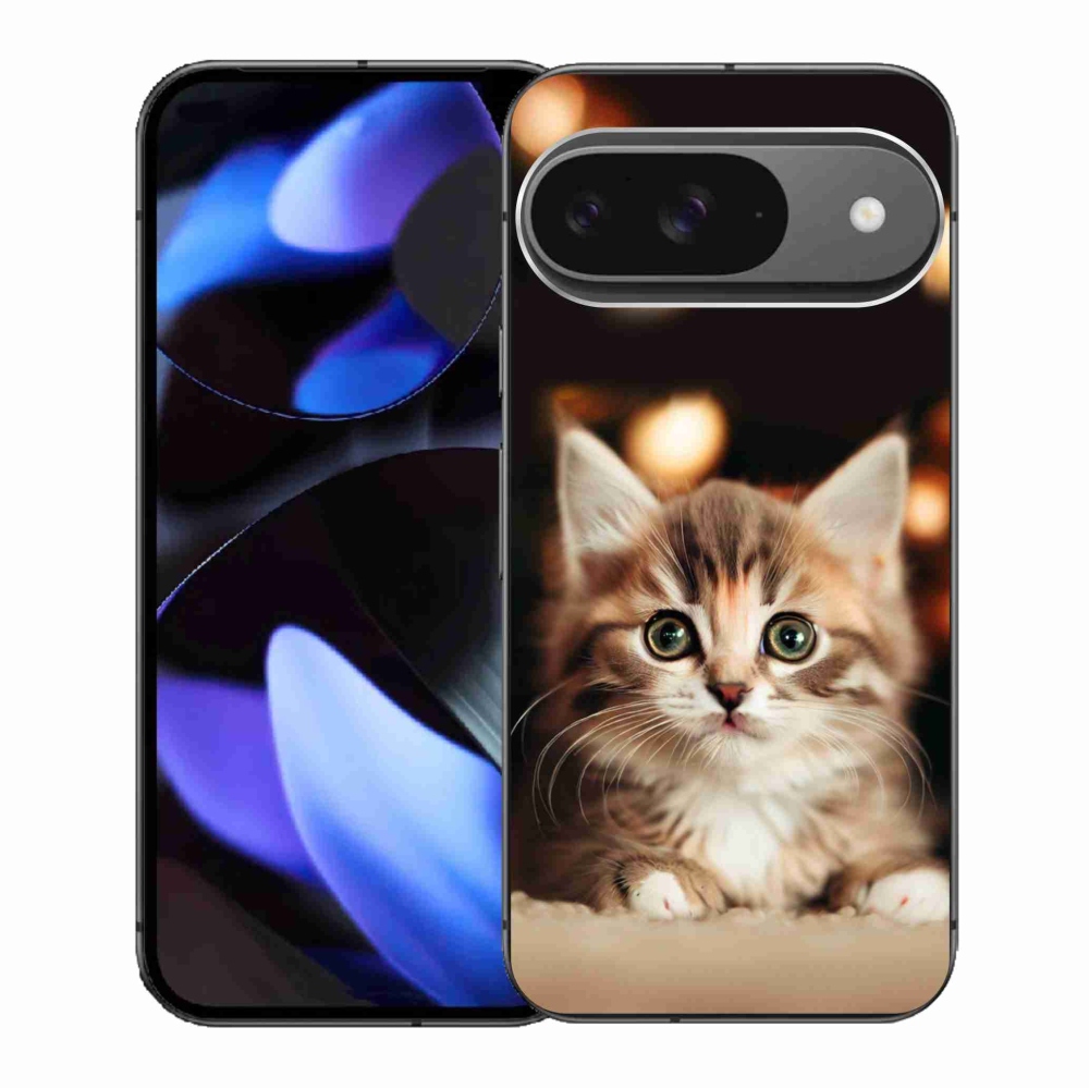 Gélový kryt mmCase na Google Pixel 9/9 Pro - roztomilé mačiatko 2