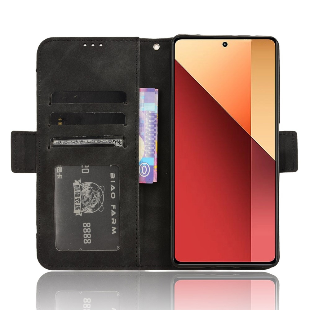 Cards knižkové púzdro na Xiaomi Redmi Note 14S/Note 13 Pro 4G/Poco M6 Pro - čierne