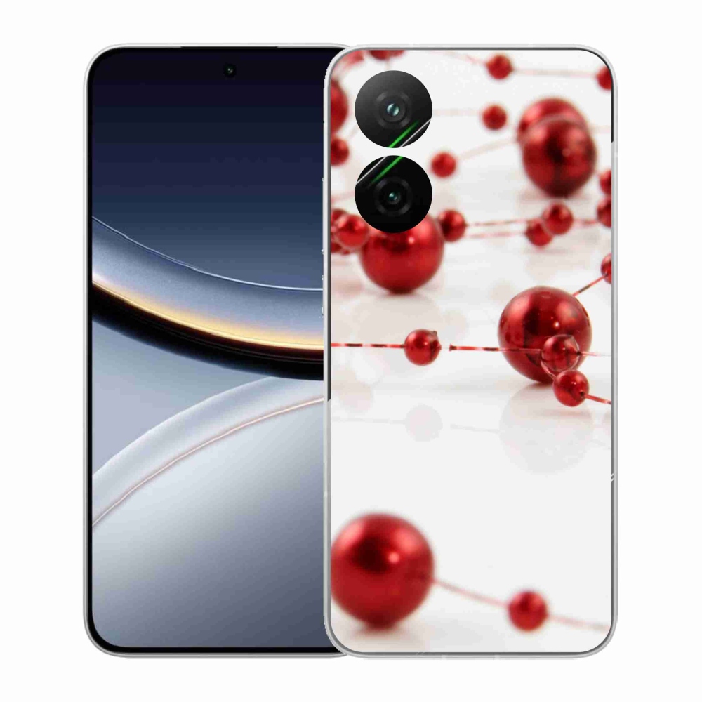 Gélový kryt mmCase na Xiaomi Poco F7 5G - vianočná reťaz