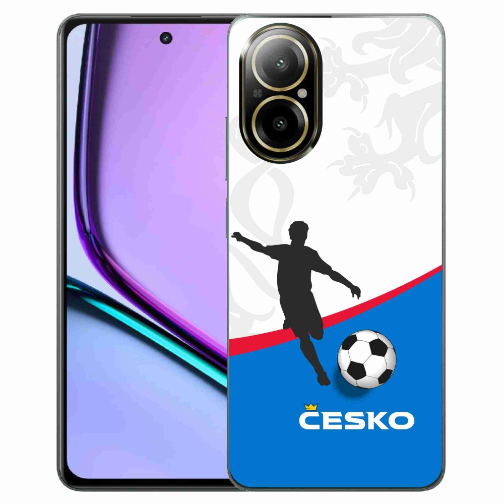 Gélový kryt mmCase na Realme C67 - futbal Česko 1
