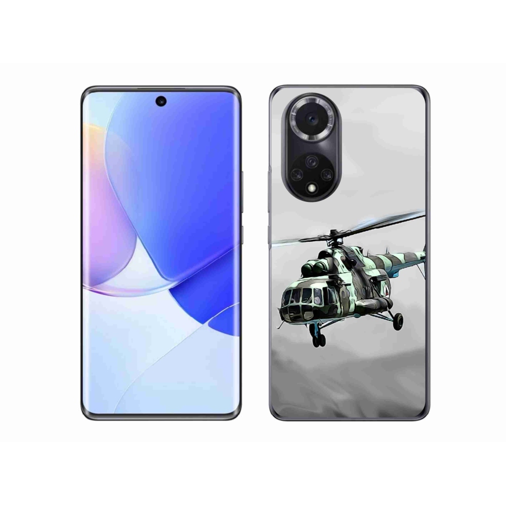 Gélový kryt mmCase na Huawei Nova 9 - vojenský vrtuľník