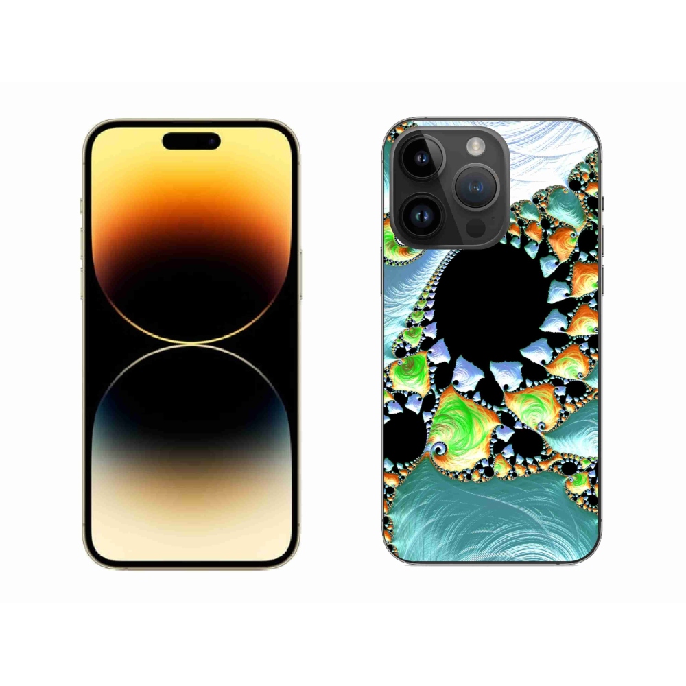 Gélový kryt mmCase na iPhone 14 Pro Max - abstraktný motív 21